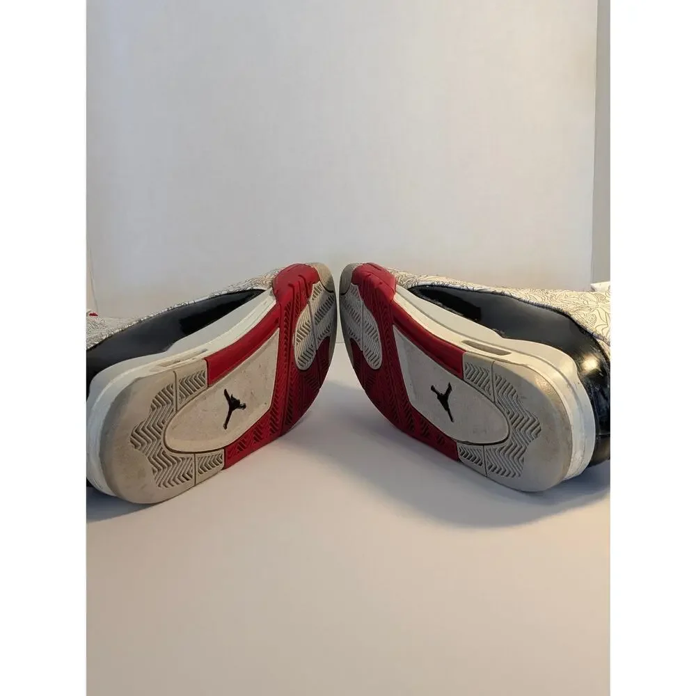 Air Jordan Dub Zero Varsity Red 2022 Men's Size 8.5 Laser Black White 311046-160